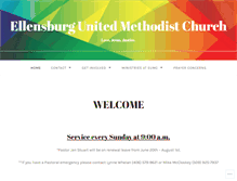 Tablet Screenshot of ellensburgumc.org